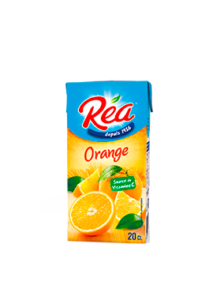 Réa Orange Douce, un jus au goût particulièrement doux que toute la famille apprécie