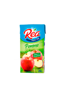 Réa Pomme, un jus à la saveur rafraîchissante et fruitée