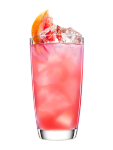 Cocktail à base de sirop de violette